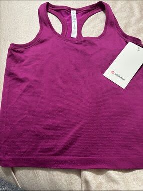NWT Lululemon athletica Magenta Racerback Tank Top